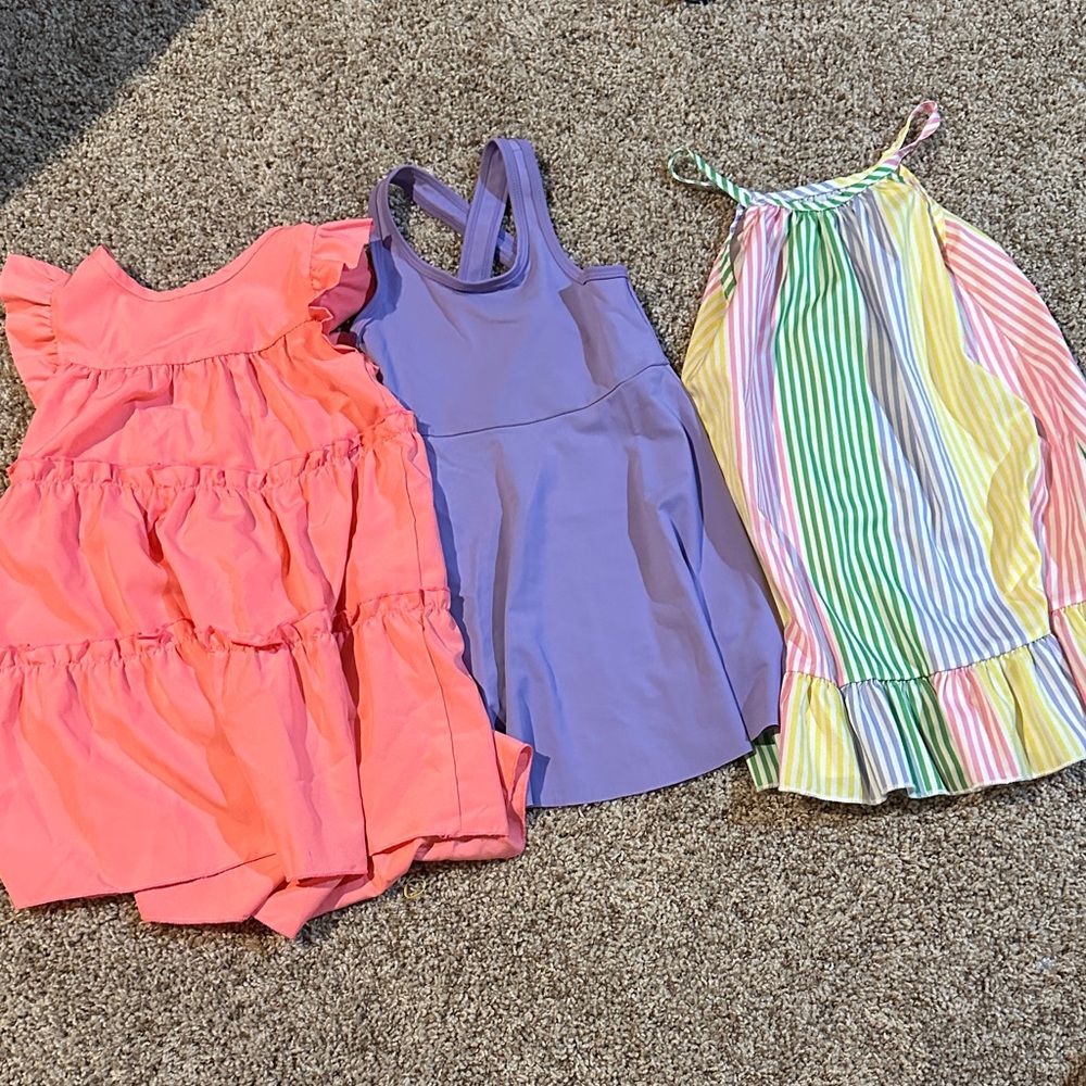 Colorful Girls' Dresses Set